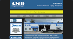 Desktop Screenshot of amdaluminum.com