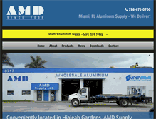 Tablet Screenshot of amdaluminum.com